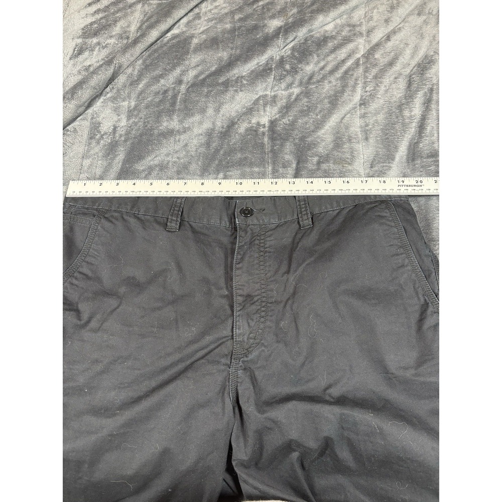 Mens John Varvatos Khaki Shorts 38 Black Cotton Chino - Picture 5 of 8